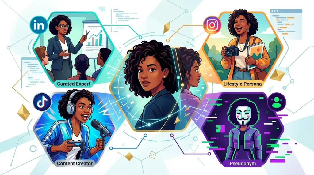 How People Build Different Identities Across Platforms