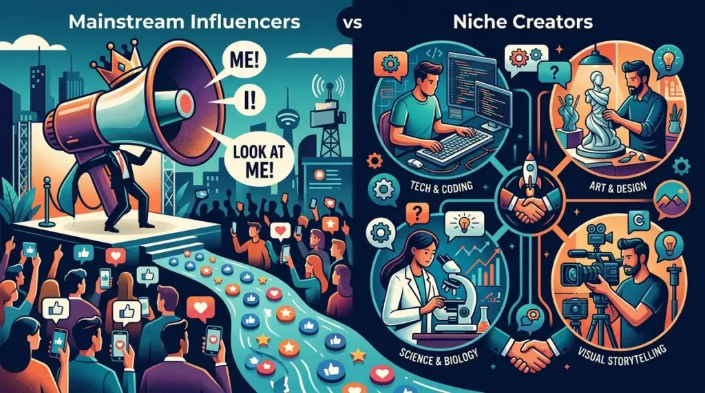 Why Niche Creators Often Outperform Mainstream Influencers